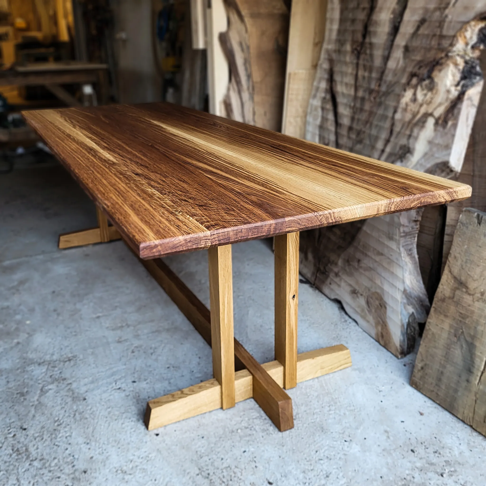 Frenčmen, rotovani hrast, 250 x 95 cm