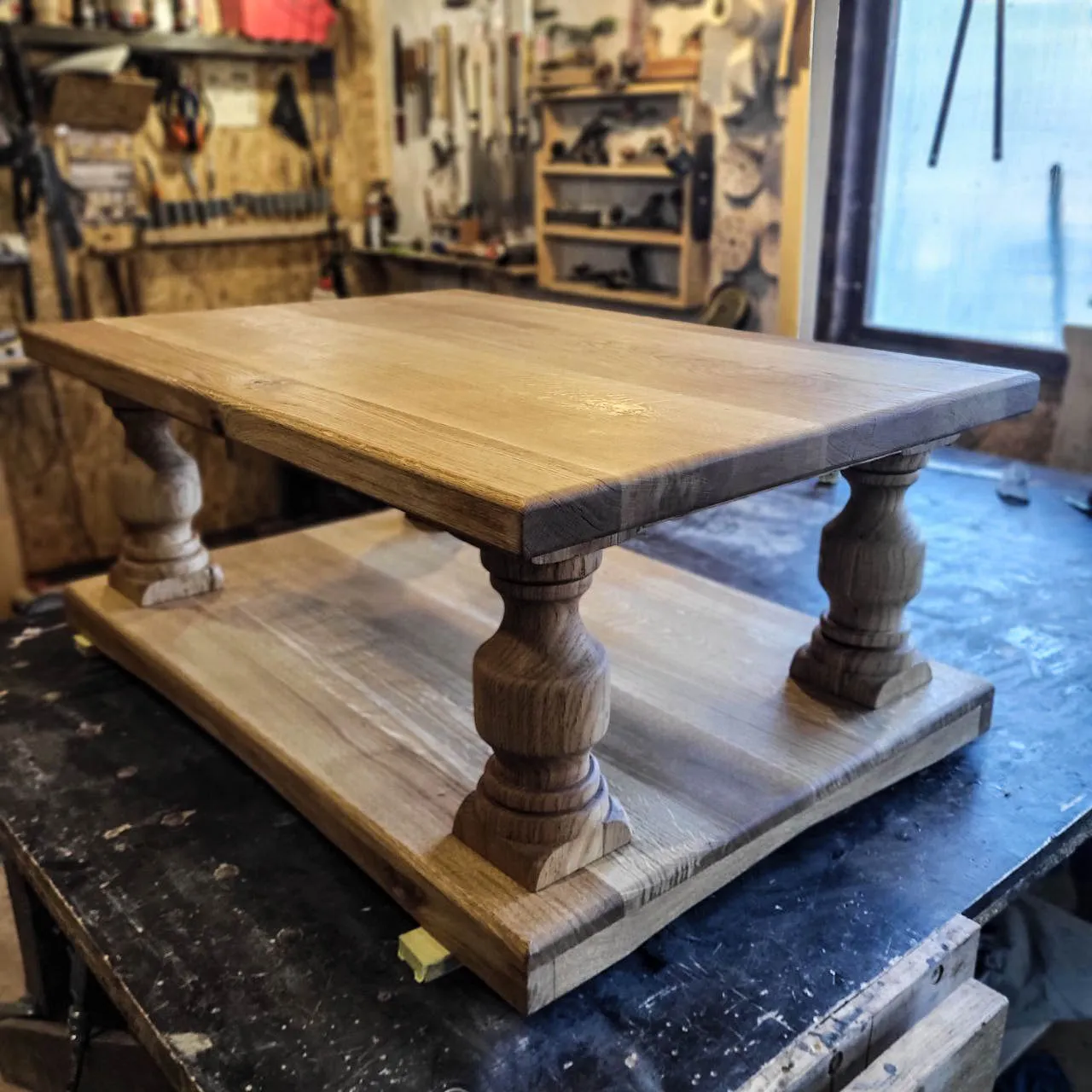 Balustradica, hrast, 100 x 70 cm 