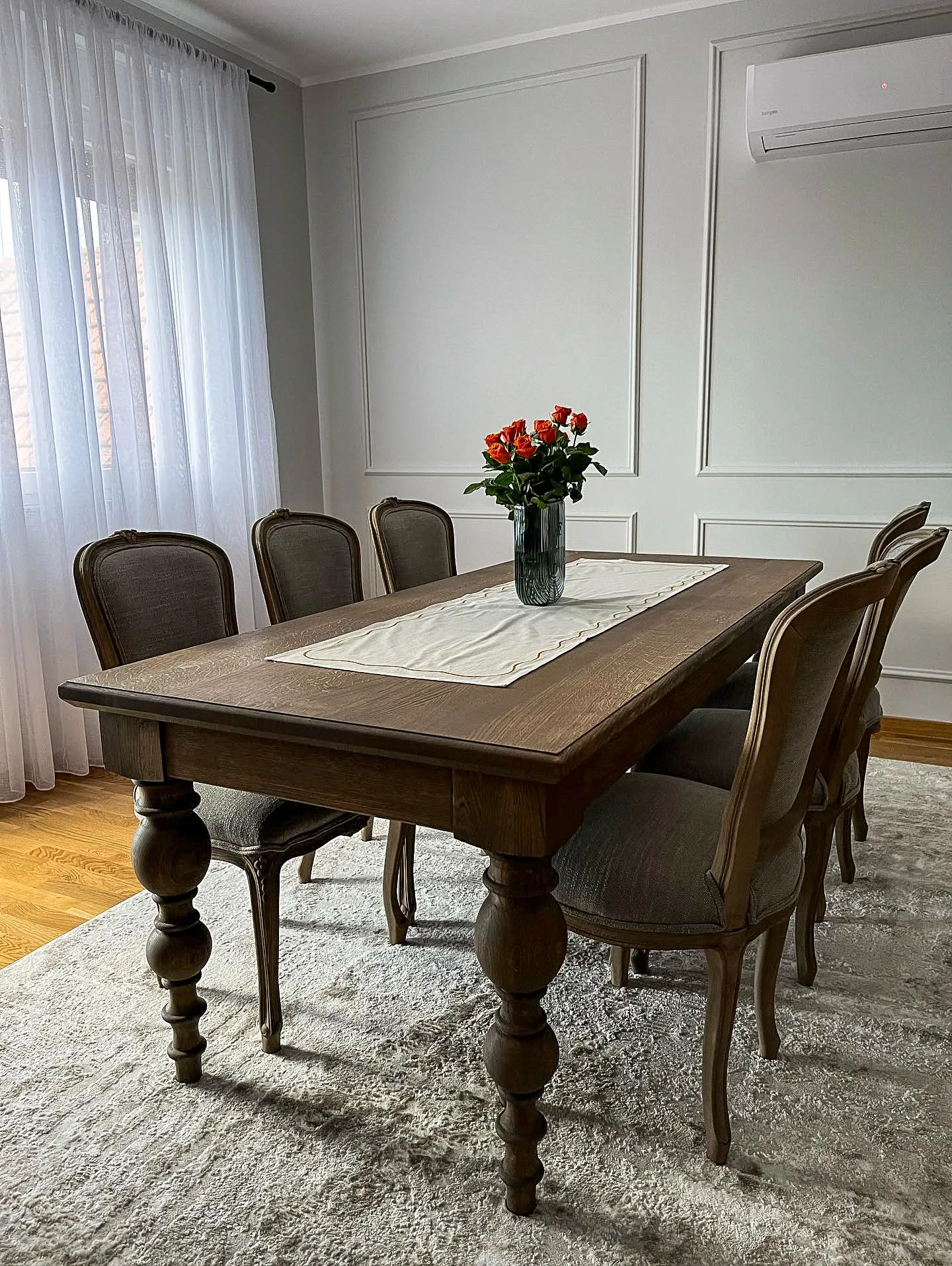 Pinterestični, hrast, 190 x 90 cm, ash-grey ulje