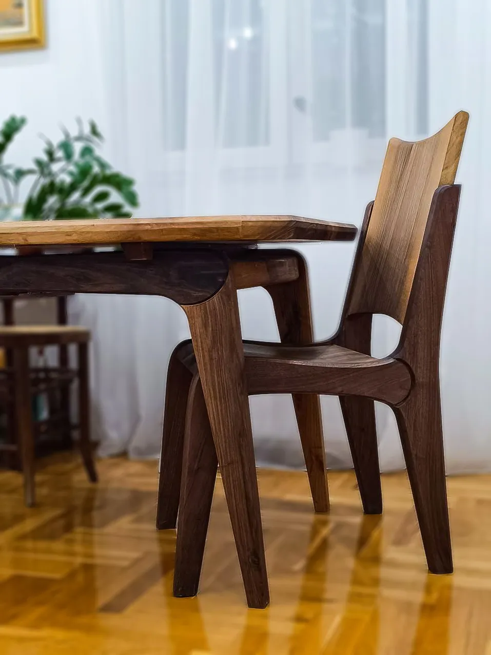 Nostalgija, pareni orah, sa Janus stolom