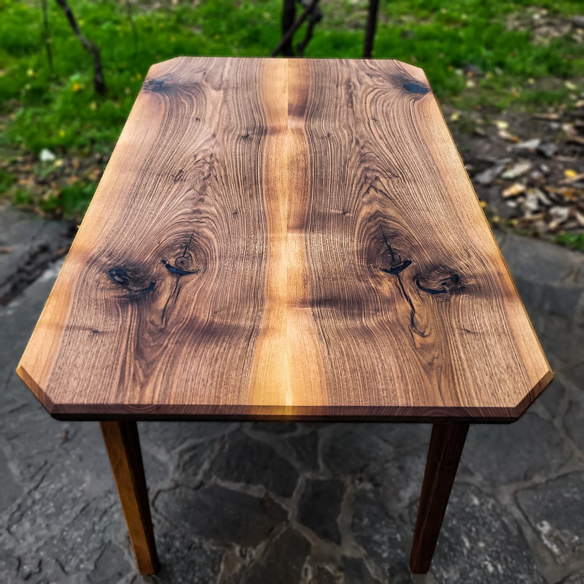 Janus, pareni orah, 140 x 90 cm, bookmatch