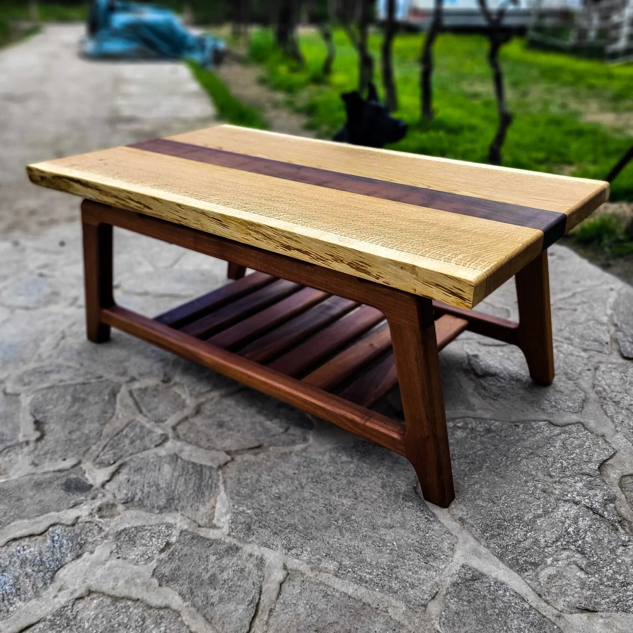 Hrast i pareni orah, 90 x 65 cm