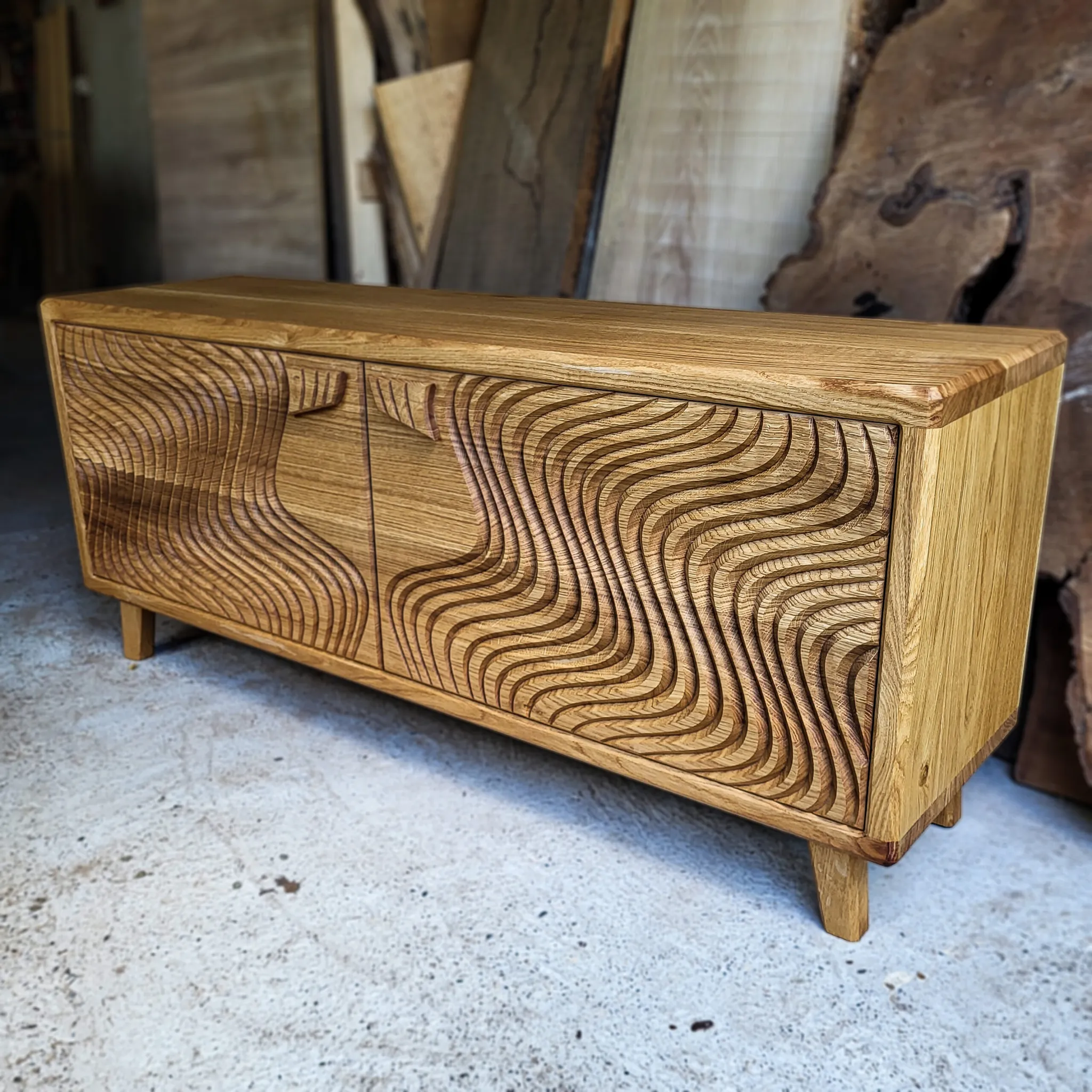 Amplituda, hrast, 140 cm širine