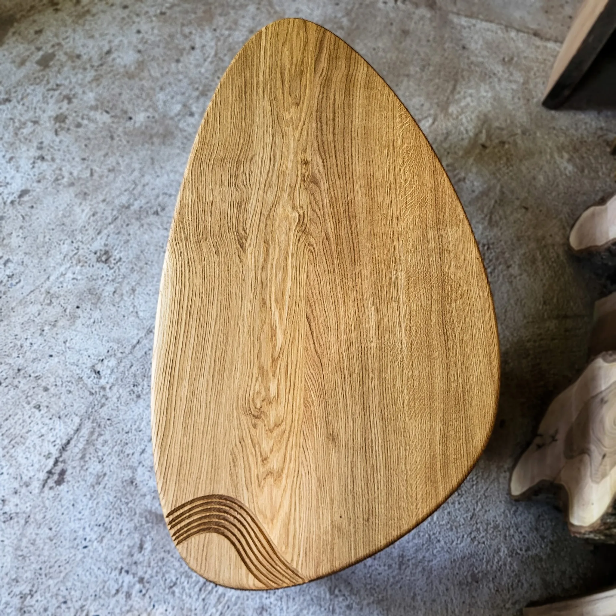 Kamičak, hrast, 125 x 65 cm