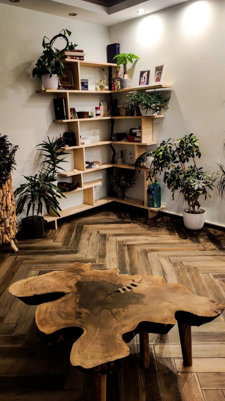 Ugaona polica, jasen