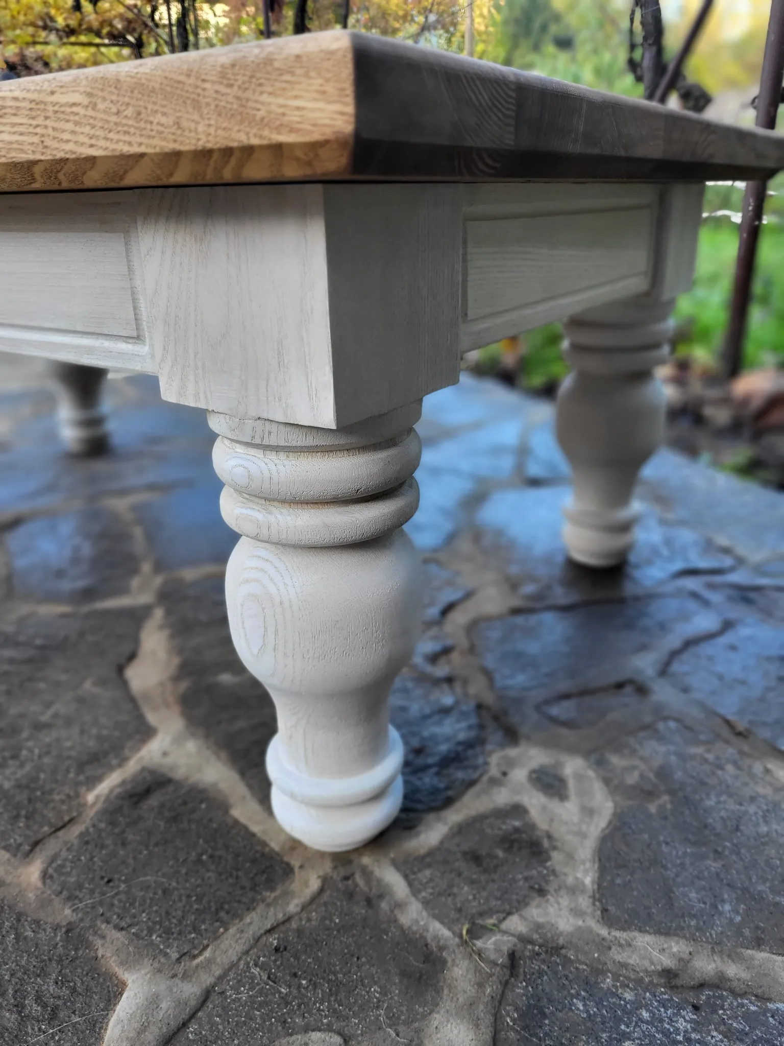 Polubalustradica, jasen, bajcovan, 115 x 75 cm