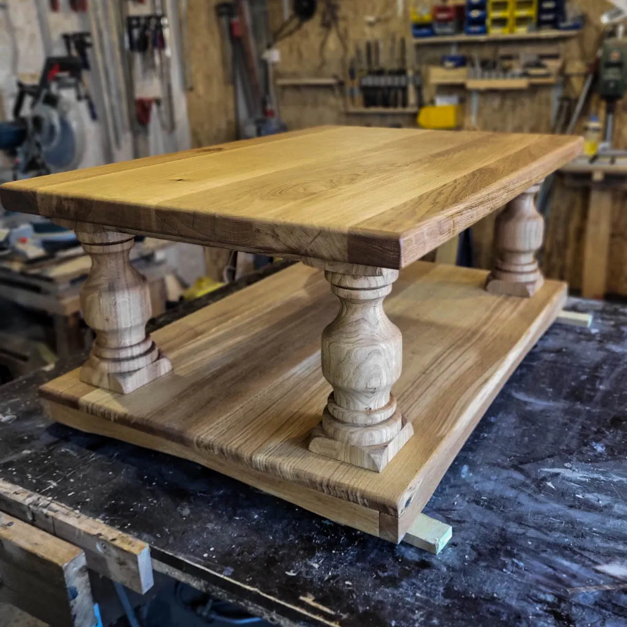 Balustradica, hrast, 100 x 70 cm 