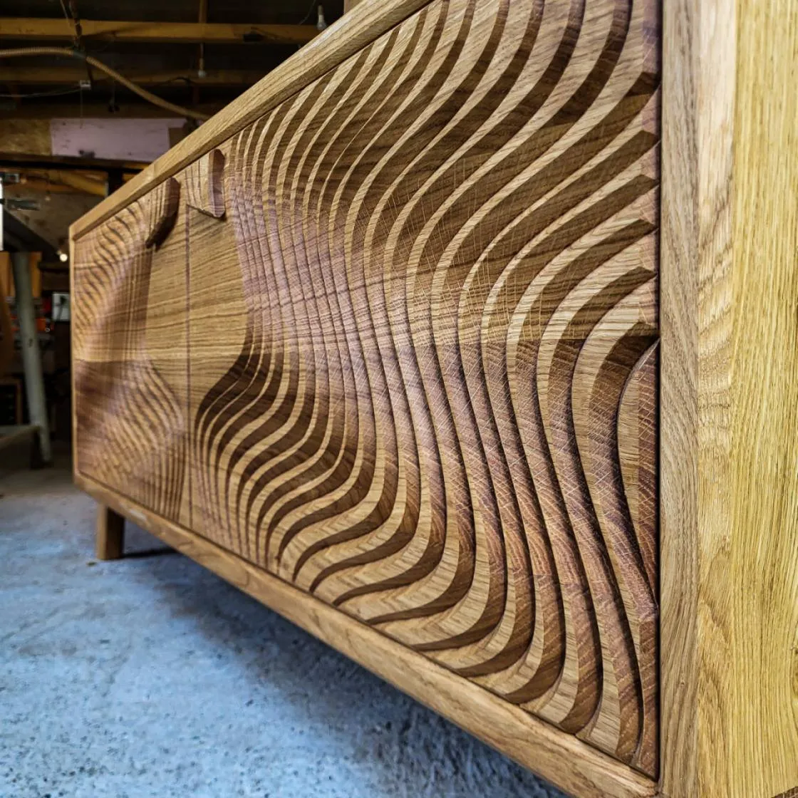 Amplituda, hrast, 140 cm širine